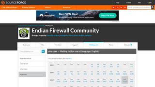 
                            11. Endian Firewall Community / List efw-user Archives - SourceForge