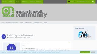 
                            5. Endian Logout funktioniert nicht - HotSpot - efw-forum - Endian ...