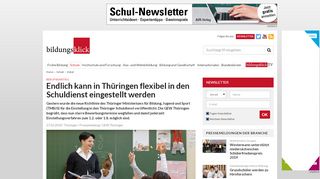 
                            9. Endlich kann in Thüringen flexibel in den Schuldienst eingestellt ...