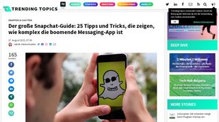 
                            9. Endlich Snapchat verstehen: 25 Tipps & Tricks für die App