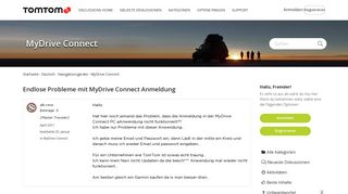 
                            3. Endlose Probleme mit MyDrive Connect Anmeldung — Hi! Welcome to ...