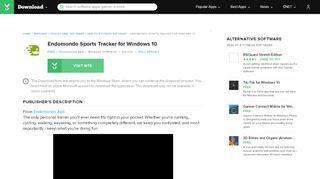 
                            10. Endomondo Sports Tracker for Windows 10 - Free download and ...