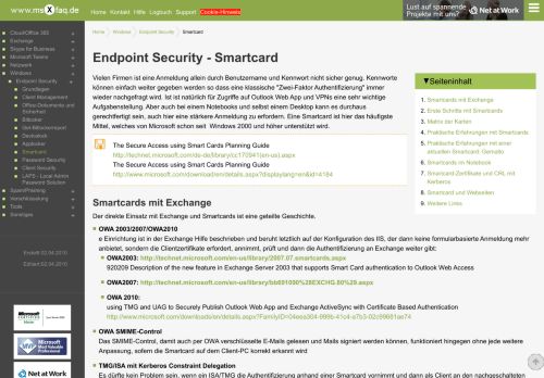 
                            4. Endpoint Security - Smartcard - MSXFAQ