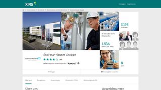 
                            13. Endress+Hauser Gruppe als Arbeitgeber | XING Unternehmen