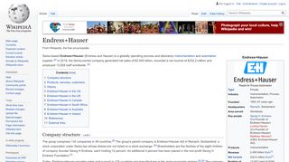 
                            8. Endress+Hauser - Wikipedia