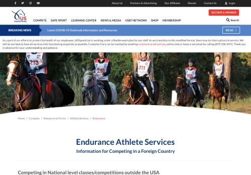 
                            3. Endurance | US Equestrian - USEF