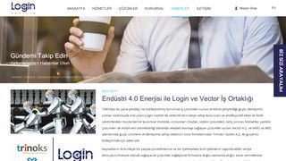
                            12. Endüstri 4.0 Enerjisi ile Login ve Vector İş Ortaklığı - Login Yazılım
