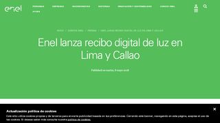 
                            7. Enel lanza recibo digital - Enel Perú