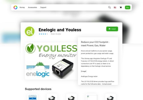 
                            7. Enelogic and Youless | Homey Apps