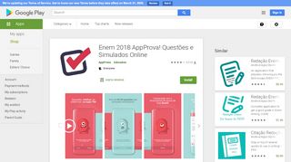 
                            10. Enem 2018 AppProva! Questões e Simulados Online – Apps no ...