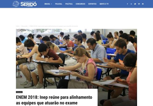 
                            12. ENEM 2018: Inep reúne para alinhamento as equipes que atuarão no ...