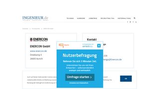 
                            8. ENERCON GmbH - Jobs und Karriere Informationen - Ingenieur.de