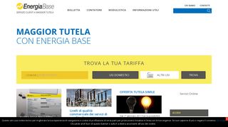 
                            11. Energia Base - Servizio clienti a maggior tutela