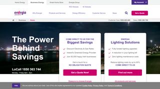 
                            8. Energia | Gas & Electricity Supplier | Switch & Save - Energia