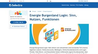 
                            6. Energie Burgenland Login: Sinn, Nutzen, Funktionen - Selectra.at