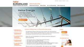 
                            8. Energie Burgenland - reine Energie für unser Land.: Anmeldung ...