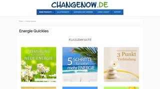 
                            7. Energie Quickies - changenow