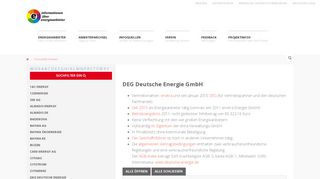 
                            5. energieanbieterinformation.de | DEG Deutsche Energie GmbH