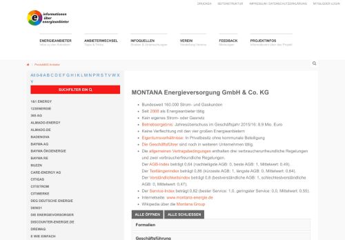 
                            11. energieanbieterinformation.de | MONTANA Energieversorgung GmbH ...