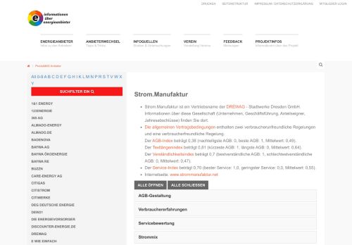 
                            10. energieanbieterinformation.de | Strom.Manufaktur