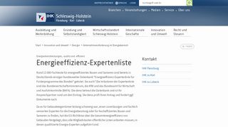 
                            8. Energieeffizienz-Expertenliste - IHK Schleswig-Holstein