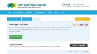 
                            11. EnergieFlex ervaringen van klanten - Energieleveranciers.nl