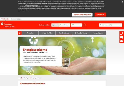 
                            8. Energiesparkonto - Ihre persönliche Klimabilanz - Sparkasse ...