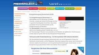 
                            6. EnergieVersorgung Deutschland (EVD) - Strompreisvergleich