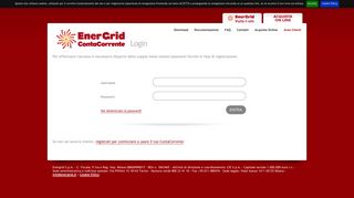 
                            6. Energrid - Portale ContaCorrente - Login