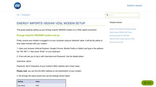 
                            5. Energy Imports VB204W VDSL Modem Setup – Flip