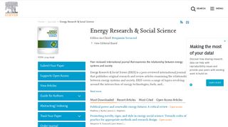 
                            7. Energy Research & Social Science - Journal - Elsevier