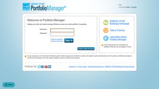 
                            6. ENERGY STAR Portfolio Manager: Login - Use Portfolio Manager