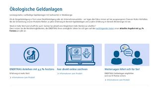 
                            2. ENERTRAG - Eine Energie voraus: Startseite Invest