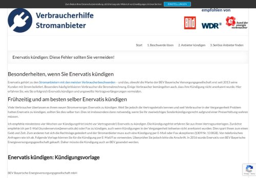 
                            7. Enervatis kündigen: Diese Fehler sollten Sie vermeiden!