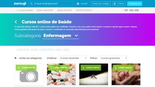 
                            10. Enfermagem, mais de 6 cursos online gratuitos na área de Enfermagem