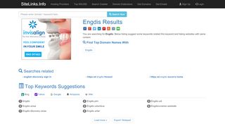 
                            9. Engdis Results For Websites Listing - SiteLinks.Info