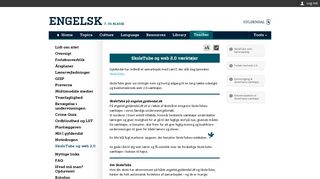 
                            11. engelsk.gyldendal.dk | SkoleTube og web 2.0