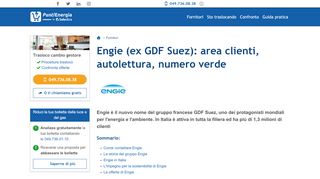 
                            9. Engie (ex GDF Suez): area clienti, autolettura, numero verde