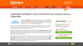 
                            5. Engie Italia autolettura: come comunicare il tuo consumo | Facile.it