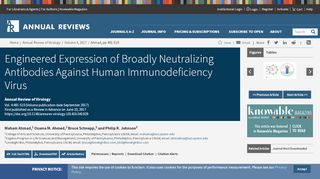 
                            12. Engineered Expression of Broadly Neutralizing Antibodies ...