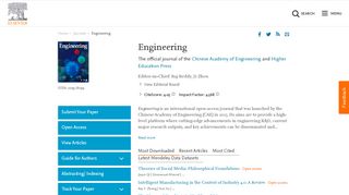 
                            13. Engineering - Journal - Elsevier