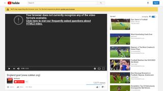 
                            4. England goal (www.sokker.org) - YouTube