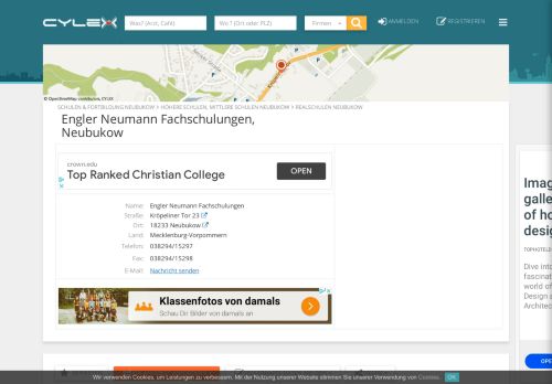 
                            5. Engler Neumann Fachschulungen, Realschulen in Neubukow - Cylex