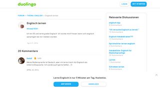 
                            3. Englisch lernen - Duolingo Forum