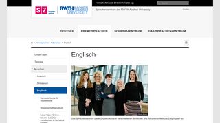 
                            12. Englisch - RWTH AACHEN UNIVERSITY Sprachenzentrum der RWTH ...