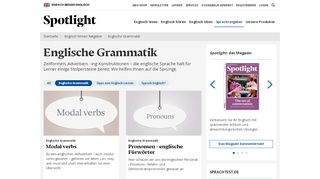 
                            9. Englische Grammatik | Spotlight Online