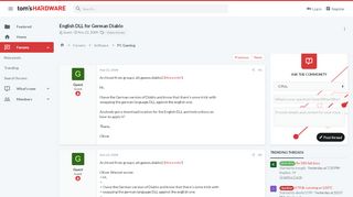 
                            7. English DLL for German Diablo | Tom's Hardware Forum