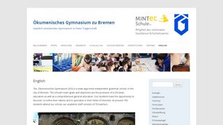 
                            6. English | Ökumenisches Gymnasium zu Bremen