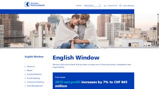 
                            2. English Window | zkb.ch