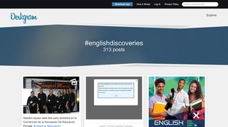 
                            11. #englishdiscoveries - Hash Tags - Deskgram